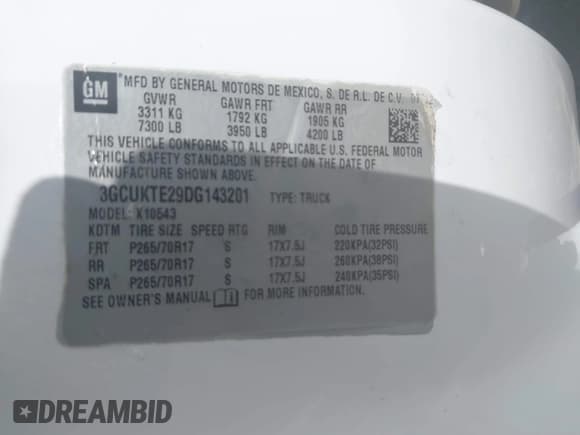 ✅ 2013 Chevrolet Silverado 1500 LTZ • VIN: 3GCUKTE29DG143201 • Lot: 42438667. Wystawiony na IAAI z przebiegiem 152 535 mil. Bezpłatny archiwum sprzedaży aukcyjnych z USA i szczegółowy raport historii pojazdu na DreamBid. Zdjęcie 9.