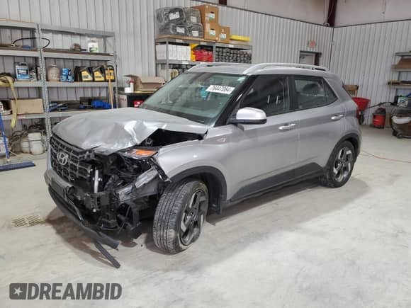 2023 Hyundai Venue SEL with VIN KMHRC8A34PU234839, listed as a Copart auction lot 76447084 with 19,476 mi miles and Salvage title. Bid and sale history available at DreamBid. Image 1.