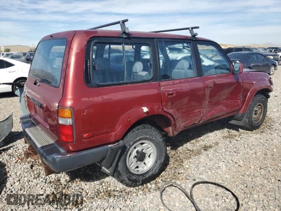 ✅ 1991 Toyota Land Cruiser • VIN: JT3FJ80W5M0018420 • Lot: 72574004. Listed on Copart with 224,735 mi. Free auction sales archive from the USA and detailed vehicle history report at DreamBid. Image 3.