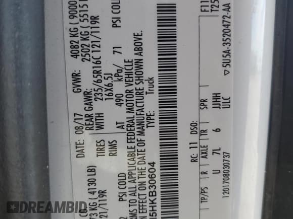 ✅ 2017 Ford Transit • VIN: 1FTYR1ZM5HKB30604 • Lot: 55535775. Wystawiony na Copart z przebiegiem 230 193 mil. Bezpłatny archiwum sprzedaży aukcyjnych z USA i szczegółowy raport historii pojazdu na DreamBid. Zdjęcie 13.