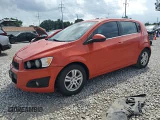 2013 Chevrolet Sonic LT with VIN 1G1JC6SB8D4110539, listed as a Copart auction lot 63139945 with 127,219 mi miles and Clean title. Bid and sale history available at DreamBid. Image 1.