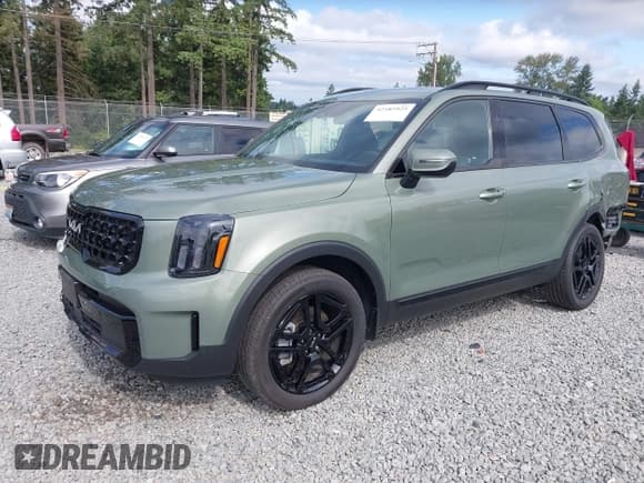 ✅ 2024 Kia Telluride EX X-Line • VIN: 5XYP3DGC6RG488665 • Lot: 42585925. Listed on IAAI with 28,906 mi. Free auction sales archive from the USA and detailed vehicle history report at DreamBid. Image 2.
