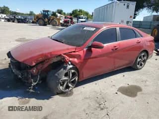 2022 Hyundai Elantra Limited with VIN KMHLP4AG7NU333089, listed as a Copart auction lot 86540525 with 43,019 mi miles and Non repairable. Bid and sale history available at DreamBid. Image 1.