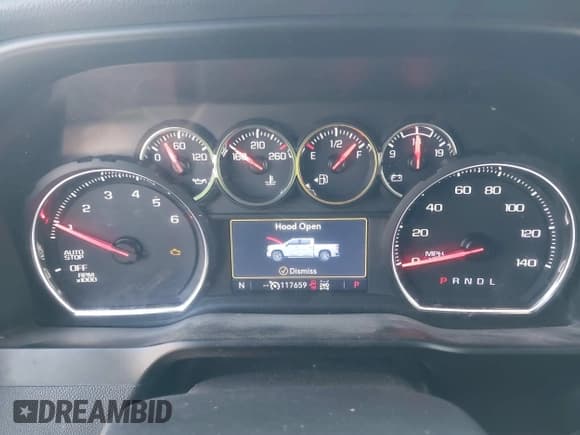 ✅ 2020 Chevrolet Silverado 1500 RST • VIN: 3GCUYEET4LG336258 • Lot: 41360996. Listed on IAAI with 117,659 mi. Free auction sales archive from the USA and detailed vehicle history report at DreamBid. Image 15.