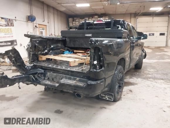 ✅ 2022 Ram 1500 Big Horn • VIN: 1C6SRFBT2NN224283 • Lot: 41995010. Listed on IAAI with 66,972 mi. Free auction sales archive from the USA and detailed vehicle history report at DreamBid. Image 4.