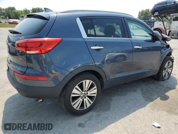 ✅ 2015 Kia Sportage EX • VIN: KNDPC3AC2F7768112 • Lot: 69264815. Listed on Copart with Not provided. Free auction sales archive from the USA and detailed vehicle history report at DreamBid. Image 3.