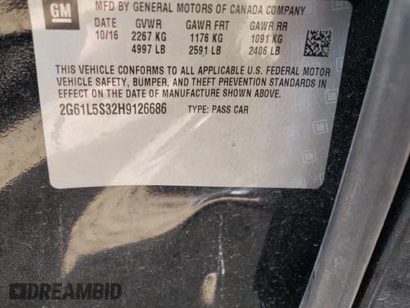 ✅ 2017 Cadillac XTS • VIN: 2G61L5S32H9126686 • Лот: 67940624. Опубликован ранее на Copart с пробегом 41 510 миль. Бесплатный доступ к архиву аукционных продаж из США и подробный отчёт об истории автомобиля на DreamBid. Изображение 12.