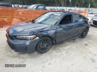 ✅ 2025 Honda Civic Sport • VIN: 2HGFE2F53SH504892 • Lot: 83970645. Listed on Copart with 38,817 mi. Free auction sales archive from the USA and detailed vehicle history report at DreamBid. Image 1.