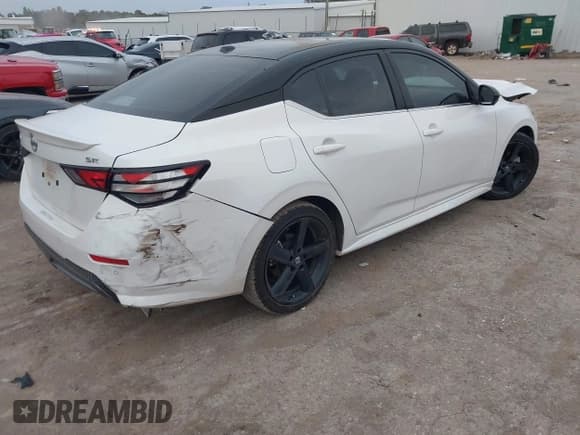 ✅ 2021 Nissan Sentra SR • VIN: 3N1AB8DV8MY223291 • Lot: 43598146. Listed on IAAI with 50,880 mi. Free auction sales archive from the USA and detailed vehicle history report at DreamBid. Image 4.