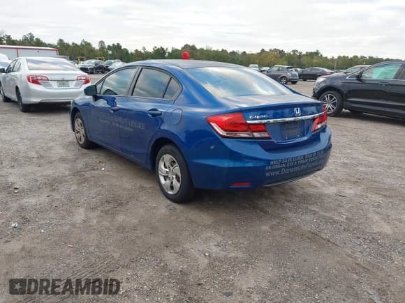 ✅ 2015 Honda Civic LX • VIN: 19XFB2F58FE006776 • Лот: 43576737. Опубликован ранее на IAAI с пробегом Не указан. Бесплатный доступ к архиву аукционных продаж из США и подробный отчёт об истории автомобиля на DreamBid. Изображение 3.