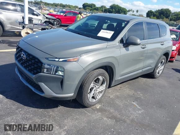 ✅ 2022 Hyundai Santa Fe SE • VIN: 5NMS14AJ2NH402596 • Lot: 43690633. Listed on IAAI with 29,972 mi. Free auction sales archive from the USA and detailed vehicle history report at DreamBid. Image 2.
