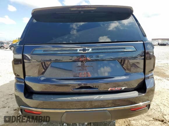 2022 Chevrolet Tahoe RST with VIN 1GNSKRKD6NR213195, listed as a Copart auction lot 56063615 with 54,928 mi miles and Salvage title. Bid and sale history available at DreamBid. Image 6.