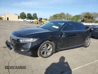2018 Honda Accord EX-L with VIN 1HGCV2F69JA023327, listed as a Copart auction lot 84703125 with 126,627 mi miles and Salvage title. Bid and sale history available at DreamBid. Image 1.