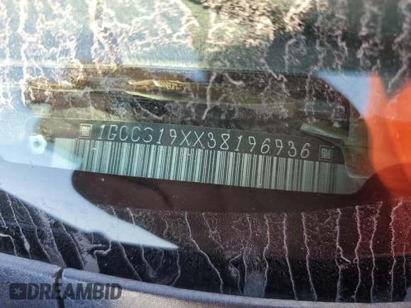 ✅ 2003 Chevrolet S-10 LS • VIN: 1GCCS19XX38196936 • Лот: 41419655. Опубликован ранее на Copart с пробегом 237 225 миль. Бесплатный доступ к архиву аукционных продаж из США и подробный отчёт об истории автомобиля на DreamBid. Изображение 12.