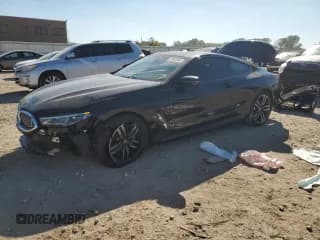 ✅ 2024 BMW 8 Series 840i • VIN: WBAAE4C00RCP77148 • Lot: 81850865. Listed on Copart with 7,706 mi. Free auction sales archive from the USA and detailed vehicle history report at DreamBid. Image 1.