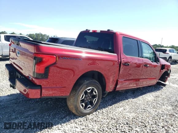 ✅ 2023 Ford F-150 Lightning Pro • VIN: 1FTVW1EL5PWG08844 • Lot: 57673505. Listed on Copart with 20,001 mi. Free auction sales archive from the USA and detailed vehicle history report at DreamBid. Image 3.
