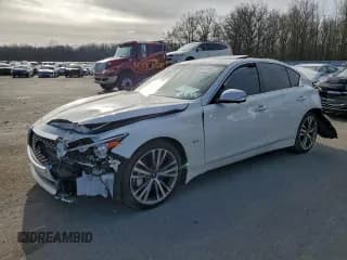 ✅ 2020 Infiniti Q50 Luxe • VIN: JN1EV7AP6LM202174 • Лот: 96961985. Опубликован ранее на Copart с пробегом 58 166 миль. Бесплатный доступ к архиву аукционных продаж из США и подробный отчёт об истории автомобиля на DreamBid. Изображение 1.