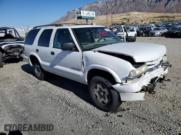 2004 Chevrolet Blazer LS with VIN 1GNDT13X34K148457, listed as a Copart auction lot 78950174 with 79,191 mi miles and Salvage title. Bid and sale history available at DreamBid. Image 4.