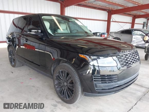 ✅ 2019 Land Rover Range Rover • VIN: SALGS2RE3KA523053 • Lot: 42032660. Listed on IAAI with 66,400 mi. Free auction sales archive from the USA and detailed vehicle history report at DreamBid. Image 1.