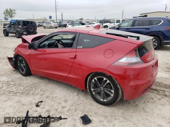 ✅ 2015 Honda CR-Z • VIN: JHMZF1D43FS000174 • Lot: 51100715. Listed on Copart with Not provided. Free auction sales archive from the USA and detailed vehicle history report at DreamBid. Image 2.