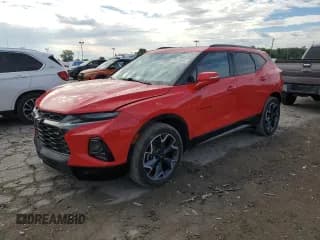 ✅ 2020 Chevrolet Blazer RS • VIN: 3GNKBERS2LS603766 • Лот: 67072395. Опубликован ранее на Copart с пробегом 70 351 миль. Бесплатный доступ к архиву аукционных продаж из США и подробный отчёт об истории автомобиля на DreamBid. Изображение 1.