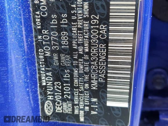 ✅ 2024 Hyundai Venue Limited • VIN: KMHRC8A30RU300192 • Lot: 75676234. Listed on Copart with 8,951 mi. Free auction sales archive from the USA and detailed vehicle history report at DreamBid. Image 15.