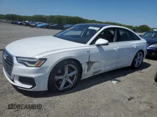 ✅ 2020 Audi A6 Premium Plus • VIN: WAUL2AF23LN003422 • Лот: 55485215. Опубликован ранее на Copart с пробегом 76 050 миль. Бесплатный доступ к архиву аукционных продаж из США и подробный отчёт об истории автомобиля на DreamBid. Изображение 1.