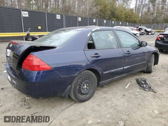 2006 Honda Accord VP with VIN 1HGCM551X6A046486, listed as a Copart auction lot 43422654 with Not provided miles and Salvage title. Bid and sale history available at DreamBid. Image 3.