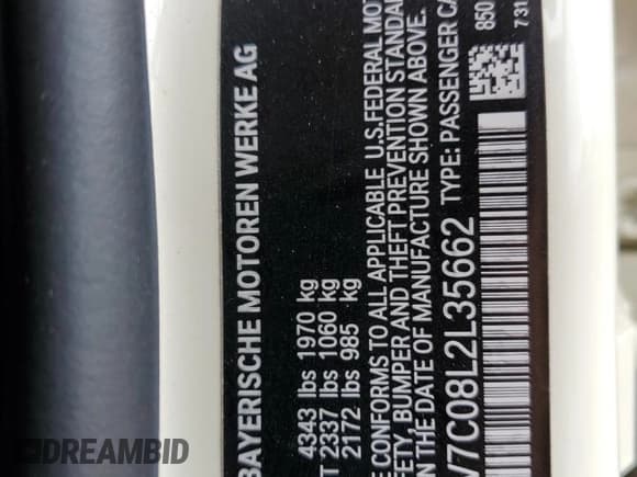 ✅ 2020 MINI Clubman Cooper S • VIN: WMWLV7C08L2L35662 • Lot: 53812294. Listed on Copart with 26,162 mi. Free auction sales archive from the USA and detailed vehicle history report at DreamBid. Image 12.