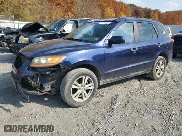 ✅ 2010 Hyundai Santa Fe Limited • VIN: 5NMSKDAG8AH375089 • Lot: 77743584. Listed on Copart with 196,265 mi. Free auction sales archive from the USA and detailed vehicle history report at DreamBid. Image 1.