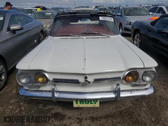✅ 1962 Chevrolet Corvair • VIN: 20967W317159 • Лот: 79033794. Опубликован ранее на Copart с пробегом 2 532 миль. Бесплатный доступ к архиву аукционных продаж из США и подробный отчёт об истории автомобиля на DreamBid. Изображение 5.