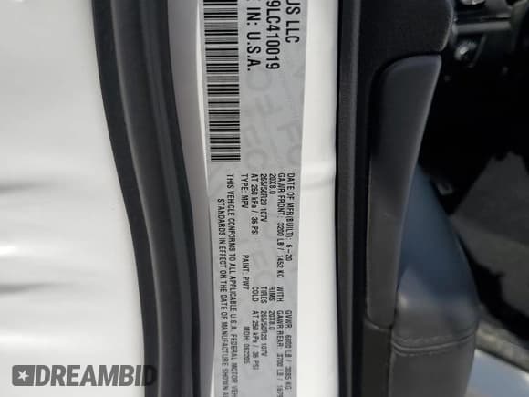 ✅ 2020 Jeep Grand Cherokee Overland • VIN: 1C4RJFCT9LC410019 • Лот: 70110835. Опубликован ранее на Copart с пробегом 87 833 миль. Бесплатный доступ к архиву аукционных продаж из США и подробный отчёт об истории автомобиля на DreamBid. Изображение 14.