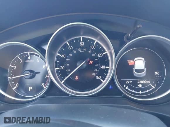 ✅ 2023 Mazda CX-5 S Carbon Edition • VIN: JM3KFBCM6P0143148 • Lot: 43382486. Wystawiony na IAAI z przebiegiem 22 099 mil. Bezpłatny archiwum sprzedaży aukcyjnych z USA i szczegółowy raport historii pojazdu na DreamBid. Zdjęcie 7.