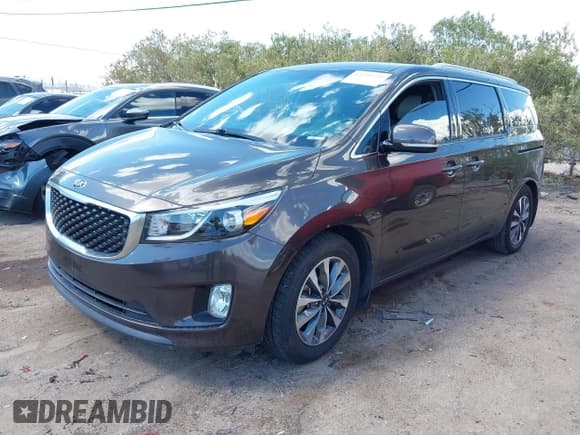 ✅ 2015 Kia Sedona EX • VIN: KNDMC5C12F6047126 • Lot: 43249732. Listed on IAAI with 92,620 mi. Free auction sales archive from the USA and detailed vehicle history report at DreamBid. Image 2.