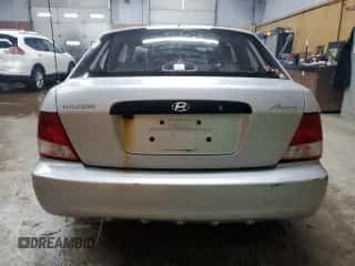 2002 Hyundai Accent with VIN KMHCF35G82U192732, listed as a Copart auction lot 85187074 with 224,194 mi miles and Clean title. Bid and sale history available at DreamBid. Image 6.