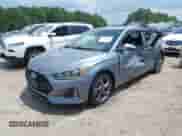 2019 Hyundai Veloster Premium with VIN KMHTG6AF5KU017950, listed as a IAAI auction lot 42611554 with 105,396 mi miles and . Bid and sale history available at DreamBid. Image 23.