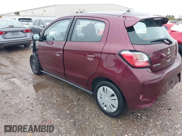 ✅ 2024 Mitsubishi Mirage ES • VIN: ML32AUHJ1RH013240 • Lot: 43825852. Listed on IAAI with 23,779 mi. Free auction sales archive from the USA and detailed vehicle history report at DreamBid. Image 3.