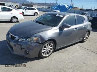 ✅ 2012 Lexus CT 200h Premium • VIN: JTHKD5BH1C2111967 • Lot: 86863775. Listed on Copart with 208,040 mi. Free auction sales archive from the USA and detailed vehicle history report at DreamBid. Image 1.