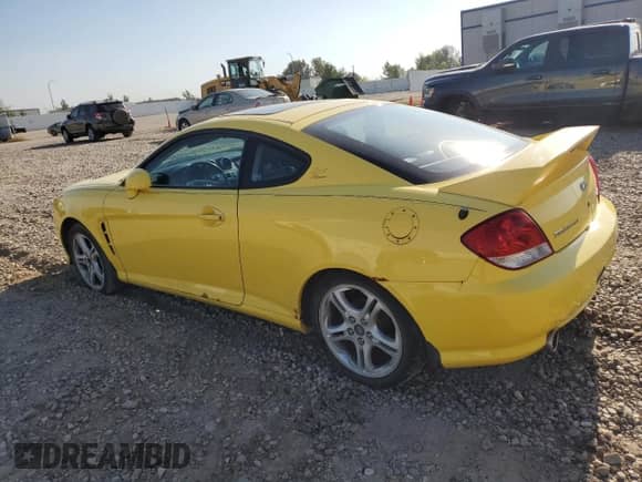 2006 Hyundai Tiburon GT с VIN KMHHN65F86U196206, выставлен на аукционе Copart как лот 83924625 с пробегом 137 605 миль миль и Списание • Salvage title. История ставок и продаж доступна на DreamBid. Изображение 2.