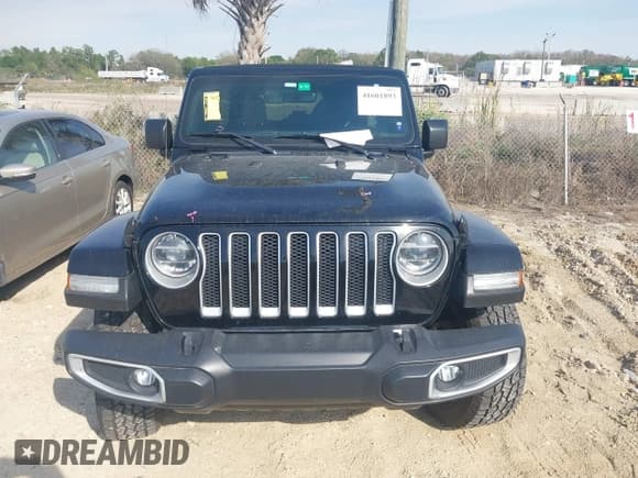 ✅ 2021 Jeep Wrangler Unlimited Sahara • VIN: 1C4HJXEG3MW536507 • Lot: 41601893. Listed on IAAI with 51,214 mi. Free auction sales archive from the USA and detailed vehicle history report at DreamBid. Image 12.