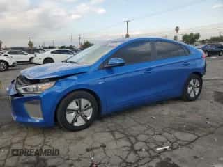 2018 Hyundai Ioniq Blue with VIN KMHC65LC5JU061056, listed as a Copart auction lot 38028344 with 86,858 mi miles and . Bid and sale history available at DreamBid. Image 1.
