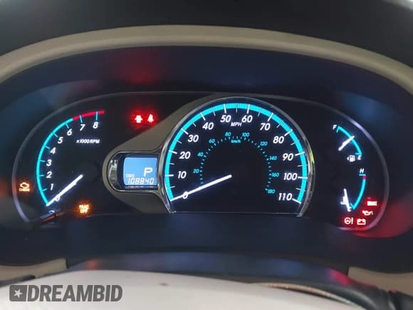 ✅ 2014 Toyota Sienna XLE • VIN: 5TDYK3DC6ES458830 • Lot: 43909439. Listed on IAAI with 108,840 mi. Free auction sales archive from the USA and detailed vehicle history report at DreamBid. Image 7.