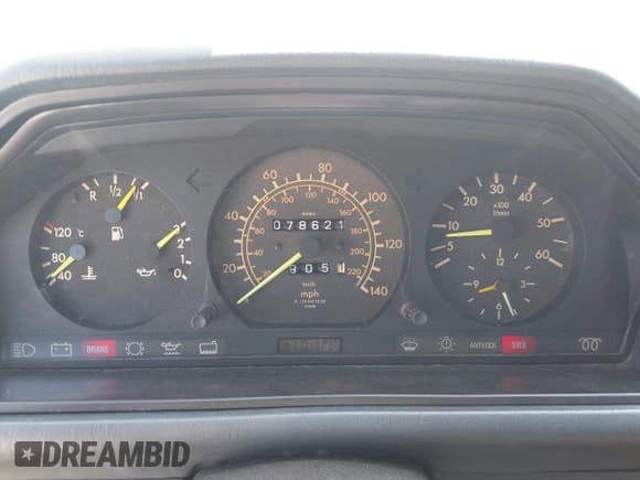 ✅ 1987 Mercedes-Benz 300 D • VIN: WDBEB33D8HA427656 • Lot: 42281340. Listed on IAAI with 78,621 mi. Free auction sales archive from the USA and detailed vehicle history report at DreamBid. Image 7.