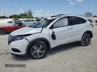 ✅ 2021 Honda HR-V EX-L • VIN: 3CZRU5H74MM728640 • Лот: 54398155. Опубликован ранее на Copart с пробегом 37 402 миль. Бесплатный доступ к архиву аукционных продаж из США и подробный отчёт об истории автомобиля на DreamBid. Изображение 1.