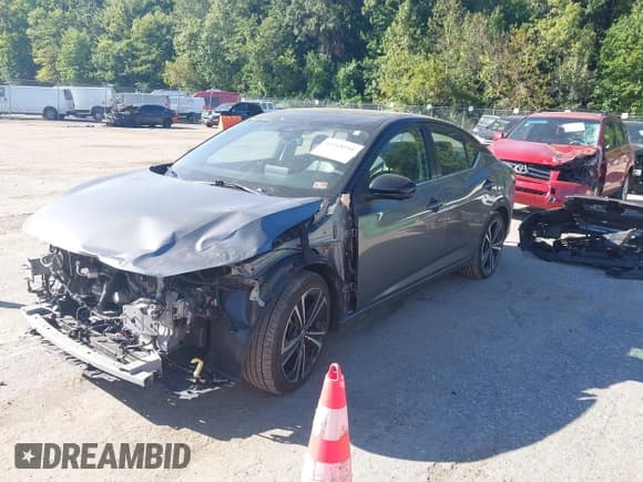 ✅ 2023 Nissan Sentra SR • VIN: 3N1AB8DV7PY277962 • Лот: 43348191. Опубликован ранее на IAAI с пробегом 25 161 миль. Бесплатный доступ к архиву аукционных продаж из США и подробный отчёт об истории автомобиля на DreamBid. Изображение 2.