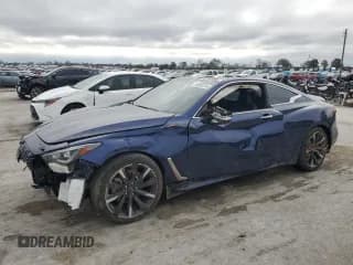 ✅ 2021 Infiniti Q60 Luxe • VIN: JN1EV7KL8MM470625 • Lot: 79534314. Listed on Copart with 23,357 mi. Free auction sales archive from the USA and detailed vehicle history report at DreamBid. Image 1.