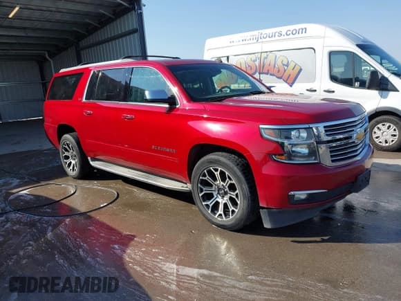 ✅ 2015 Chevrolet Suburban LTZ • VIN: 1GNSKKKC3FR287870 • Lot: 43361365. Listed on IAAI with 190,310 mi. Free auction sales archive from the USA and detailed vehicle history report at DreamBid. Image 1.
