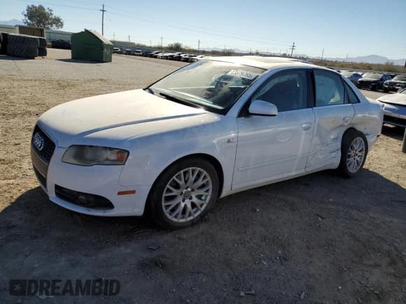 ✅ 2008 Audi A4 2.0T • VIN: WAUAF78E28A166616 • Lot: 46879765. Listed on Copart with Not provided. Free auction sales archive from the USA and detailed vehicle history report at DreamBid. Image 1.