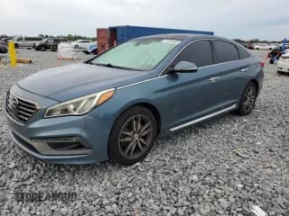 ✅ 2015 Hyundai Sonata Sport • VIN: 5NPE34AB0FH081629 • Лот: 81034085. Опубликован ранее на Copart с пробегом 124 228 миль. Бесплатный доступ к архиву аукционных продаж из США и подробный отчёт об истории автомобиля на DreamBid. Изображение 1.