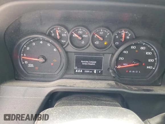 ✅ 2024 Chevrolet Silverado 2500HD Custom • VIN: 2GC1YME75R1199753 • Лот: 56539275. Опубликован ранее на Copart с пробегом 23 281 миль. Бесплатный доступ к архиву аукционных продаж из США и подробный отчёт об истории автомобиля на DreamBid. Изображение 9.